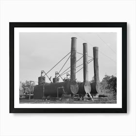 Untitled Photo, Possibly Related To Boilers In Oil Field, Seminole, Oklahoma By Russell Lee Art Print