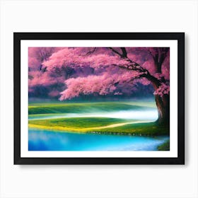 Cherry Blossoms Art Print