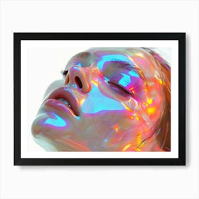 Holographic Painting 2 Art Print