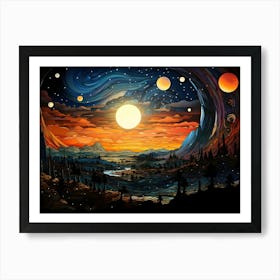 Night Sky 1 Art Print