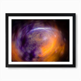 Abstract Background Blur Color Spin Pattern 2 Art Print