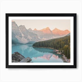 Canadian Lake Sunset Art Print