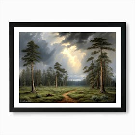 Path Through The Forest Art Print