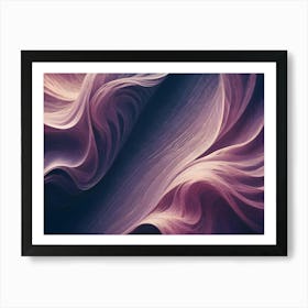 Abstract Image Featuring A Dynamic Composition Of Colorful Lines And Shapes Art Print