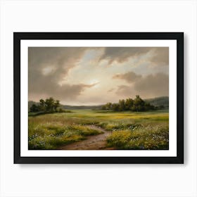 Path In The Meadow 1 Art Print