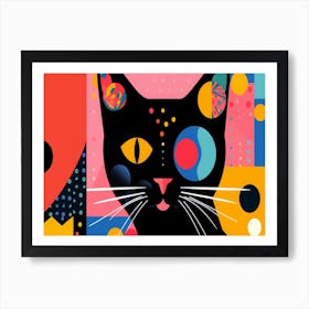 Cat Art 2 Art Print