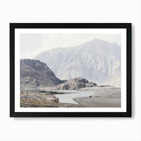 Pakistan Desert In Korakoram Mountains Art Print