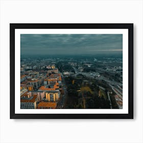 Print of City skyline, Verona, Italy, Europe. Art Print