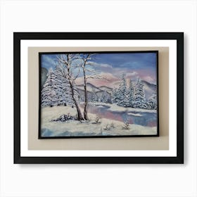 Winter Scene Art Print