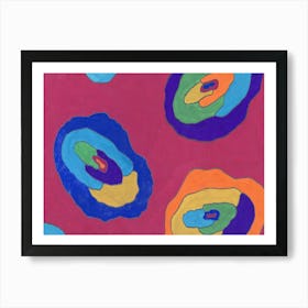 Colorful Circles Art Print