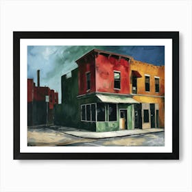 Contemporary Artwork Inspired By Edward Hopper 1 Art Print