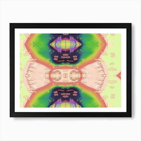 Psychedelic Butterfly Art Print