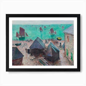 The Departure Of The Boats, Claude Monet Art Print