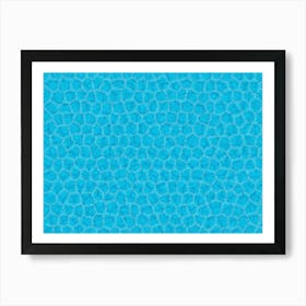 Ocean Water Surface Texture Art Print