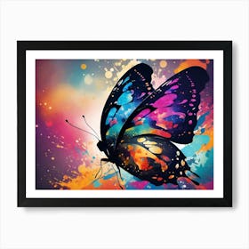 Butterfly Painting 76 Art Print