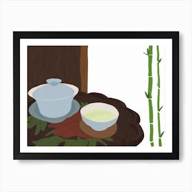 Oriental Teatime Art Print