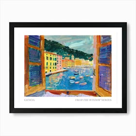 Genoa From The Window Series Poster Painting 4 Art Print