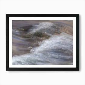 Water Splash Long Exposure Photography Art Print