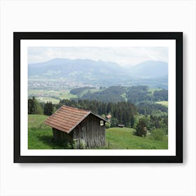 Hut In The Mountains Art Print