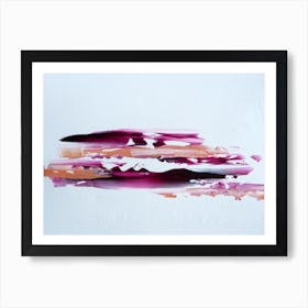 Peach Violet Art Print