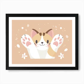 Cat Paw (19) Art Print