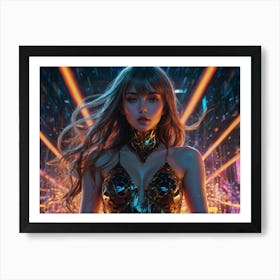 Luminescent Goddess Art Print