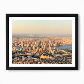 Aerial View Of New York City Art Print