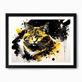 Coon Cat Art Print