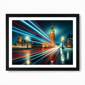 Big Ben At Night Art Print