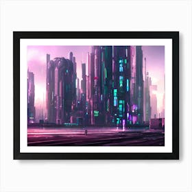 Futuristic City Art Print