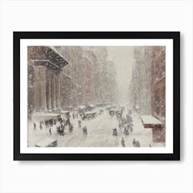 Winter In New York Wall Art Prints Art Print
