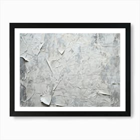 Abstract Vintage Wallpaper Texture Featuring A Closeup Of Crumpled Retro Paper Sheets Interwoven Wi (4) Art Print