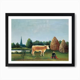 Scene In Bagneux On The Outskirts Of Paris, Henri Rousseau Art Print