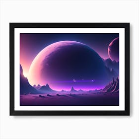 Planets In Space Art Print