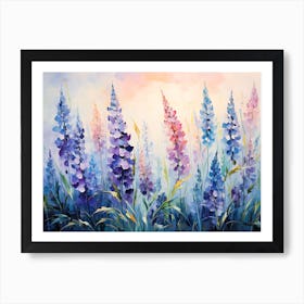 Lupins 3 Art Print