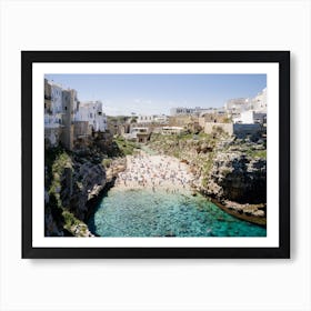 Italian Summer | Puglia Italy Beaches| Polignano a Mare Art Print