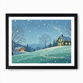 Winter Landscape Art Print