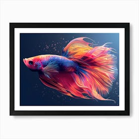 Siamese Catfish 11 Art Print