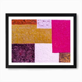 Abstract colorful paint background 2 Art Print