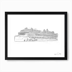 Icon Of The Seas Art Print