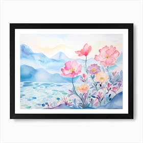 Riverside Meadow Art Print