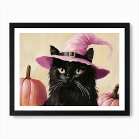 Witch Cat 8 Art Print