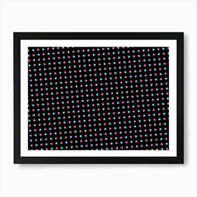 Pattern Dots Dot Seamless Art Print