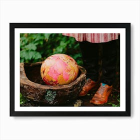 Watermelon Ball Art Print