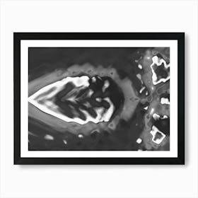 Black And White Abstract 2 Art Print