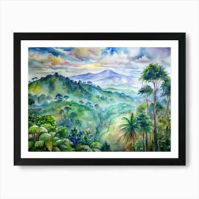 Tropical Rainforest 1 Art Print