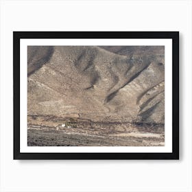 Houses In The Mountains Art Print