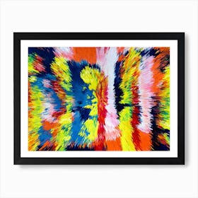 Acrylic Extruded Painting 27 Art Print