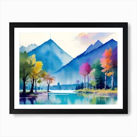 Landscape Painting 26 Art Print