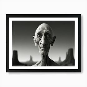 Old Man Long Neck Art Print